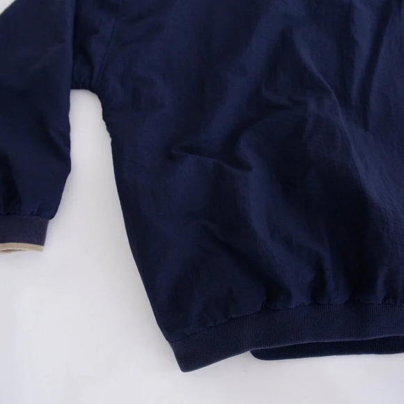 VTG Willwerth Bud Light Embroidered Nylon PGA Tour Navy Pullover Windbreaker XL - Picture 6 of 9